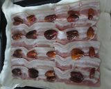 Foto del paso 3 de la receta: Pastel de queso, jamón york y dátiles