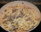 Foto del paso 4 de la receta: Tagliatelle con calabacín y champiñones