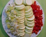 Foto del paso 1 de la receta: Quiche vegetal con pavo
