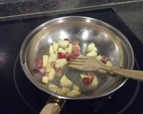 Foto del paso 3 de la receta: Espinacas con serrano y manzana
