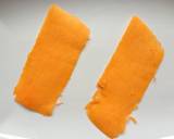 Foto del paso 6 de la receta Carpaccio de calabaza relleno de pechuga de pollo acompañado de reducción de soja y mandarina