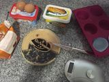 Muffins de turrón