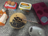 Muffins de turrón