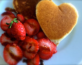 Foto del paso 9 de la receta: Hot cakes San Valentín en forma de corazón
