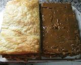 Foto del paso 2 de la receta: Súper tarta de hojaldre con dulce de leche, nueces y duraznos