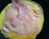 Foto del paso 2 de la receta: Omelette relleno con jamón