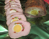 Foto del paso 7 de la receta: Cerdo mechado con huevos, beicon y verduras
