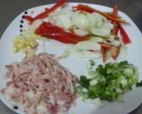 Foto del paso 1 de la receta: Tortilla de papas y vegetales con tocineta