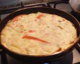 Foto del paso 9 de la receta Tortilla de papas y vegetales con tocineta