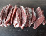 Foto del paso 2 de la receta: Presa ibérica con salsa de piña al Oporto y chips de patata