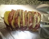 Foto del paso 3 de la receta: Lomo en rodajas alteranadas con láminas de patatas