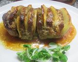 Foto del paso 5 de la receta: Lomo en rodajas alteranadas con láminas de patatas