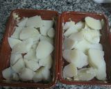 Foto del paso 1 de la receta: Patatas hervidas con un toque de horno