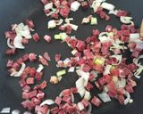 Foto del paso 2 de la receta: Espinacas con jamón y champiñones 