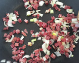 Foto del paso 2 de la receta: Espinacas con jamón y champiñones 