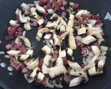 Foto del paso 3 de la receta: Espinacas con jamón y champiñones 