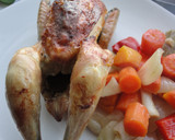 Foto del paso 4 de la receta: Picantones con verduras al horno