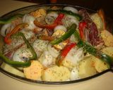 Foto del paso 7 de la receta: Vacío al horno con papas y batatas