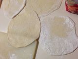 Burritos con tortillas mexicanas caseras