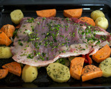 Foto del paso 3 de la receta: Vacío al horno con batatas