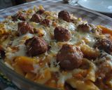 Foto del paso 5 de la receta: Macarrones con albóndigas al horno