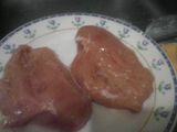 Pechuga deshuesada con jamón y queso