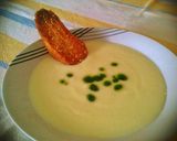 Foto del paso 4 de la receta: Crema de calabacín con pan horneado