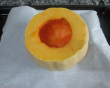 Foto del paso 1 de la receta: Calabaza rellena de pollo para dos