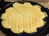 Waffles de San Valentín