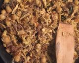 Foto del paso 5 de la receta: Garbanzos fritos y carne del cocido