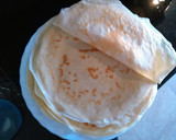 Foto del paso 1 de la receta: Creps rellenos de bacalao, gambas