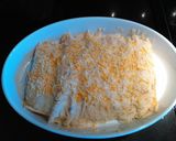 Foto del paso 7 de la receta: Creps rellenos de bacalao, gambas