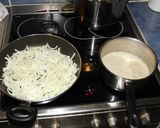 Foto del paso 2 de la receta Bifes de hígado encebollados, con arroz