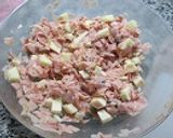 Foto del paso 2 de la receta: Tarta de jamón, queso y aceitunas
