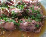 Foto del paso 7 de la receta: Calamares rellenos de atún en salsa de cava
