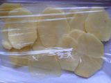 Milhojas de patata panadera y calamares