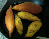 Foto del paso 1 de la receta: Berenjenas rellenas de boniato y queso