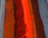 Foto del paso 6 de la receta: Panqué de chocolate con sorpresa de corazón