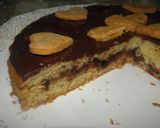 Foto del paso 7 de la receta: Pastel con mermelada de frutillas y chocolate San Valentín