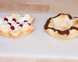 Foto del paso 8 de la receta: Tartaletas de hojaldre, fruta en base de crema pastelera y nata montada