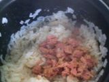 Pechuga de pollo a taquitos en salsa de naranja