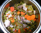 Foto del paso 1 de la receta: Menestra de verduras con jamón