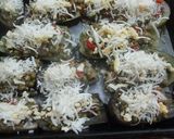 Foto del paso 6 de la receta: Berenjenas y calabacines rellenos de guisantes con salsa blanca