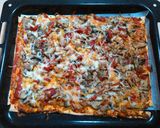 Foto del paso 3 de la receta: Pizza de masa quebrada con atún