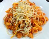 Foto del paso 7 de la receta: Caracolas de pasta con carne y queso