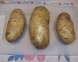 Foto del paso 1 de la receta: Papas rellenas con paleta y queso