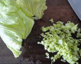 Foto del paso 1 de la receta: Risotto de repollo y androlla