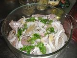 Filetes de pescado al vapor