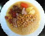 A picture of step 7 of Traditional Cocido (Pressure Cooker).