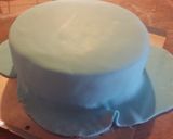 Foto del paso 11 de la receta: Pastel de fondant Nora y Diego